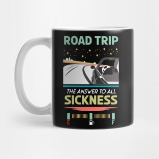 Retro Road trip the answer to all sickness 04 Mug